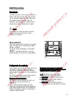 Preview for 13 page of Electrolux ERN 29650 Installation And Instruction Manual