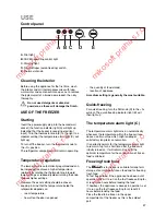 Preview for 37 page of Electrolux ERN 29650 Installation And Instruction Manual