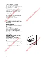 Preview for 42 page of Electrolux ERN 29650 Installation And Instruction Manual