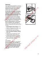 Preview for 43 page of Electrolux ERN 29650 Installation And Instruction Manual