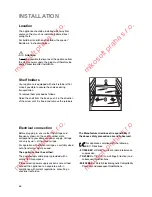 Preview for 46 page of Electrolux ERN 29650 Installation And Instruction Manual