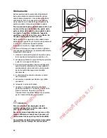 Preview for 58 page of Electrolux ERN 29650 Installation And Instruction Manual