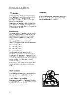 Preview for 12 page of Electrolux ERN 3420 Instruction Book