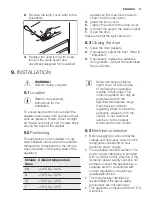 Предварительный просмотр 11 страницы Electrolux ERN1300AOW User Manual