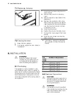 Preview for 10 page of Electrolux ERN1401AOW User Manual