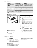 Preview for 10 page of Electrolux ERN1501AOW User Manual