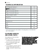 Preview for 54 page of Electrolux ERN18510 User Manual