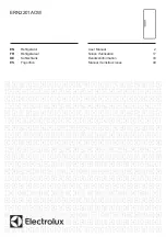 Preview for 1 page of Electrolux ERN2201AOW User Manual