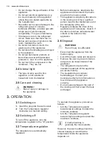 Preview for 18 page of Electrolux ERN2212BOW User Manual