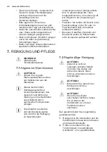 Preview for 48 page of Electrolux ERN2212BOW User Manual