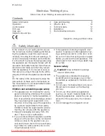 Preview for 2 page of Electrolux ERN29651 User Manual