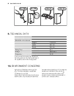 Preview for 42 page of Electrolux ERN3003FOW User Manual