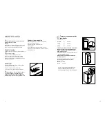 Предварительный просмотр 8 страницы Electrolux ERN3122 Installation And Instruction Manual