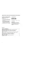 Preview for 4 page of Electrolux ERO 2920 Installation And Instruction Manual