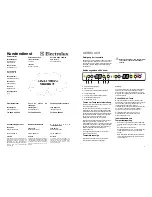 Preview for 5 page of Electrolux ERO 2920 Installation And Instruction Manual