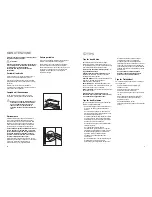 Preview for 9 page of Electrolux ERO 2920 Installation And Instruction Manual