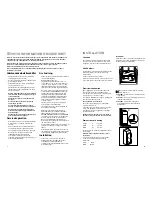 Предварительный просмотр 2 страницы Electrolux ERO 2924 Instruction Book