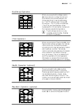 Предварительный просмотр 17 страницы Electrolux ERS09E37HW User Manual