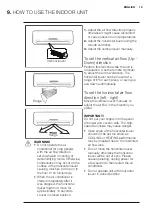 Предварительный просмотр 19 страницы Electrolux ERS09E37HW User Manual