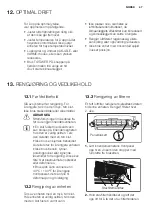 Предварительный просмотр 47 страницы Electrolux ERS09E37HW User Manual