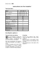 Preview for 14 page of Electrolux ERT14001W User Manual