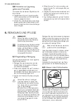 Preview for 60 page of Electrolux ERT1501FLW2 User Manual