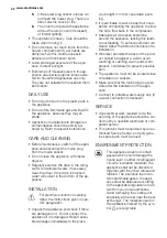 Preview for 22 page of Electrolux ERT1600AOW User Manual