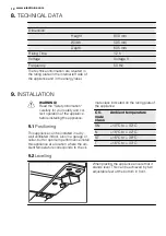 Preview for 12 page of Electrolux ERT1600FW User Manual