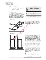 Предварительный просмотр 32 страницы Electrolux ERT1606AOW User Manual