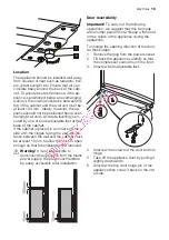 Preview for 19 page of Electrolux ERT17005W User Manual