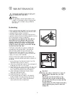 Предварительный просмотр 8 страницы Electrolux ERU 13300 Instruction Book