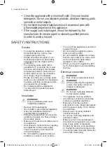 Предварительный просмотр 4 страницы Electrolux ERW1573AOA User Manual