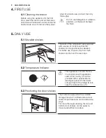 Предварительный просмотр 6 страницы Electrolux ERY1401AOW User Manual