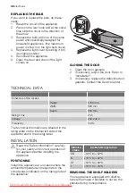 Preview for 42 page of Electrolux ERZ28801 User Manual