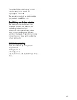 Preview for 48 page of Electrolux ERZ36700 User Manual