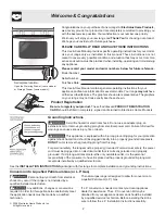 Preview for 2 page of Electrolux ES530 Use & Care Manual