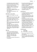 Preview for 5 page of Electrolux ESA47200SW User Manual