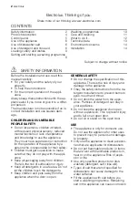 Preview for 2 page of Electrolux ESF 2200 DW User Manual