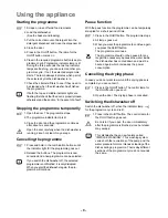 Preview for 9 page of Electrolux ESF 2435 Instruction Book