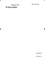 Electrolux ESF 45011 User Manual предпросмотр