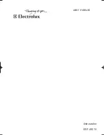 Electrolux ESF 46010 User Manual preview