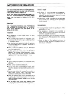 Preview for 3 page of Electrolux ESF 475 Installation And Instruction Manual