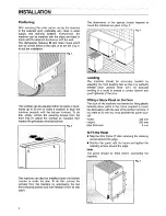 Preview for 4 page of Electrolux ESF 475 Installation And Instruction Manual