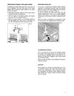 Preview for 7 page of Electrolux ESF 475 Installation And Instruction Manual