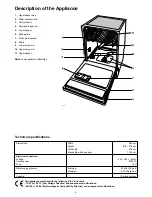 Предварительный просмотр 4 страницы Electrolux ESF 6125 Use & Care Manual