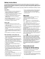 Preview for 3 page of Electrolux ESF 6126 Instruction Book