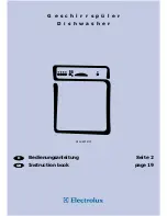 Предварительный просмотр 1 страницы Electrolux ESF 6132 Instruction Book