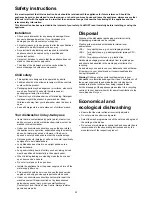 Preview for 3 page of Electrolux ESF 6141 Instruction Book