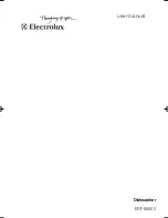 Preview for 1 page of Electrolux ESF 68500 User Manual