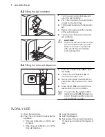 Предварительный просмотр 8 страницы Electrolux ESF2210DW User Manual